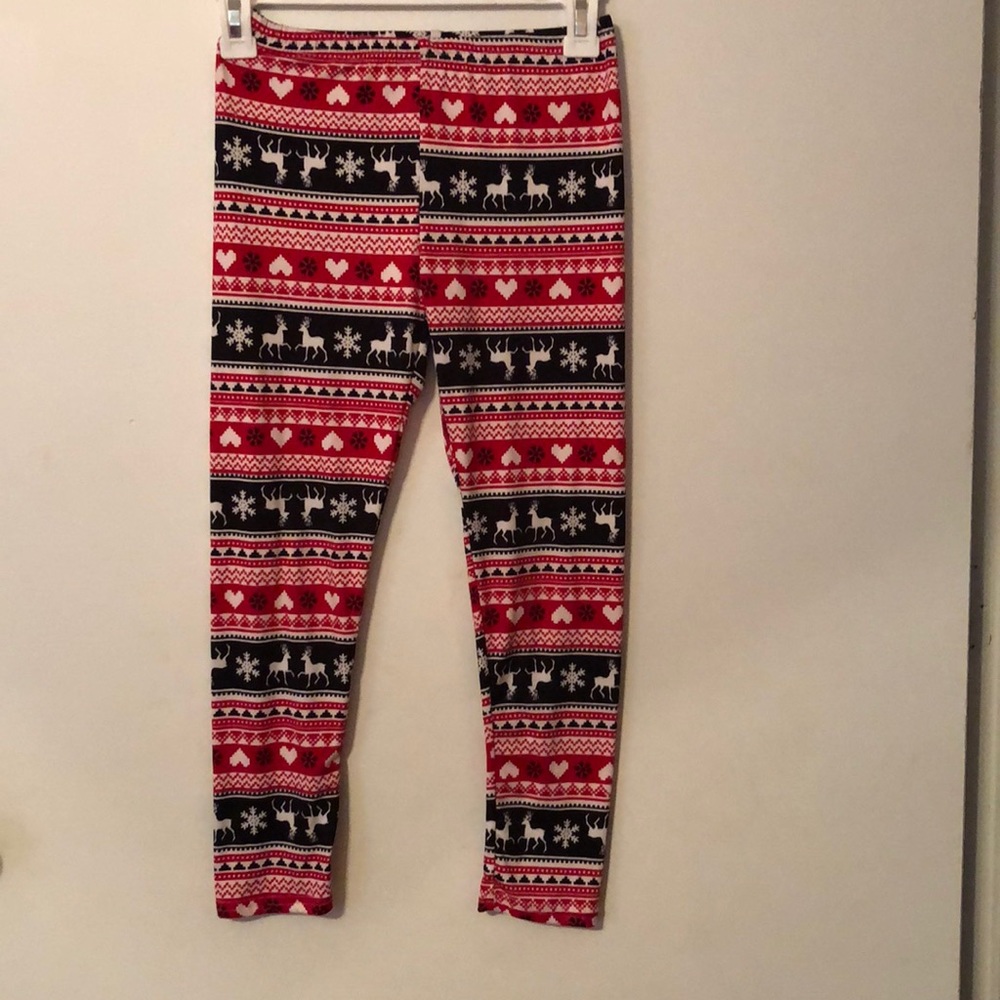 Christmas Sweater with Hood and Christmas Leggings